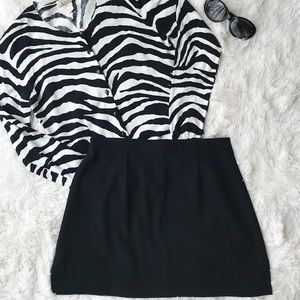 Express black mini skirt size 5/6